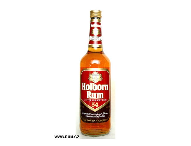 Rum Old Holborn 54 % 0.7 l 